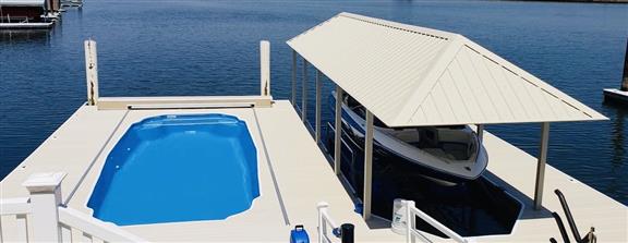 San Juan fiberglass pool